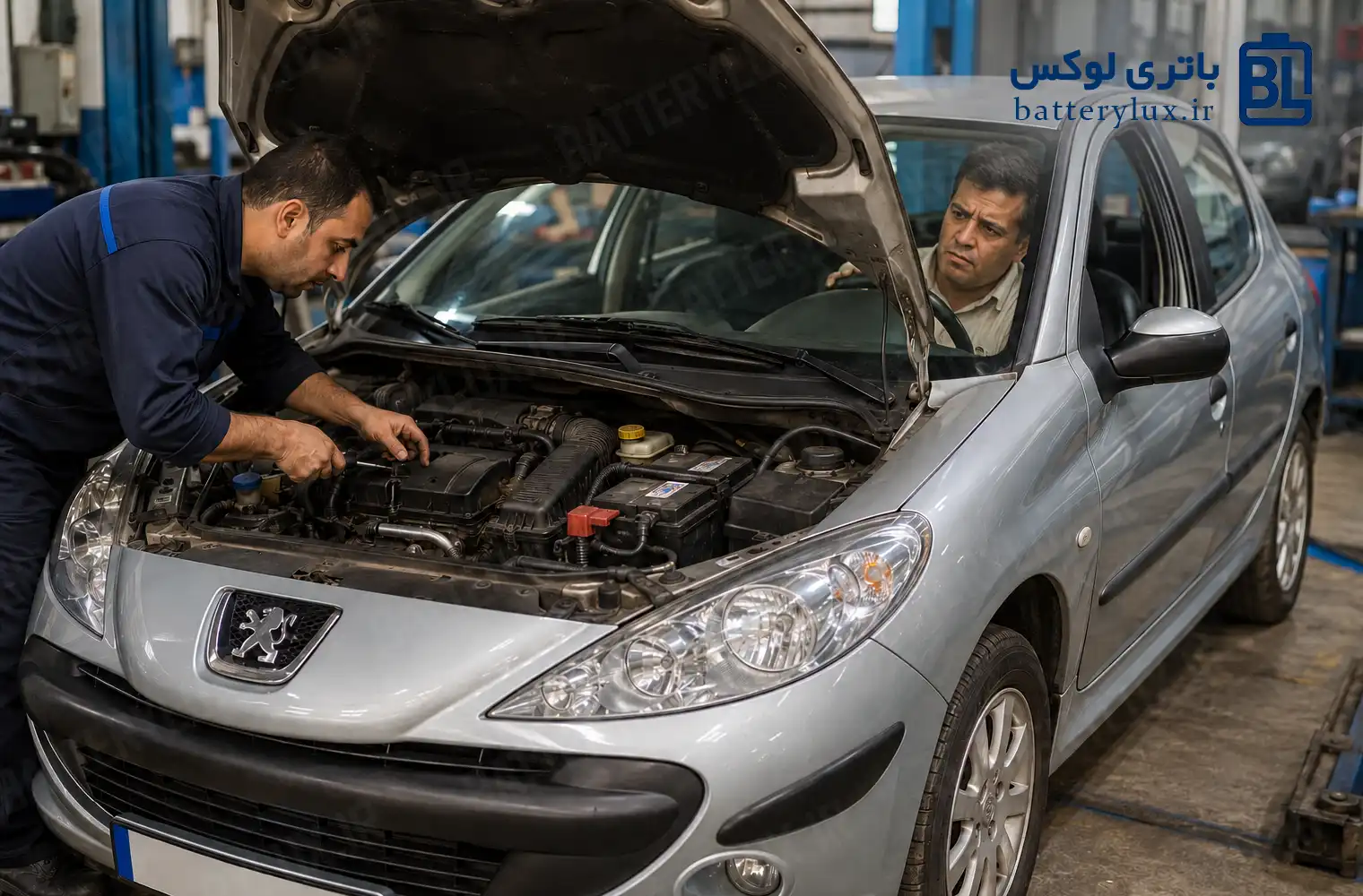 استارت نخوردن ماشین و صدای تق