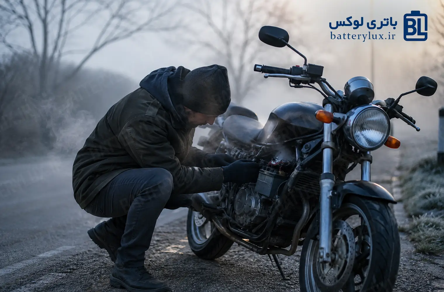 نشانه خرابی باتری موتور