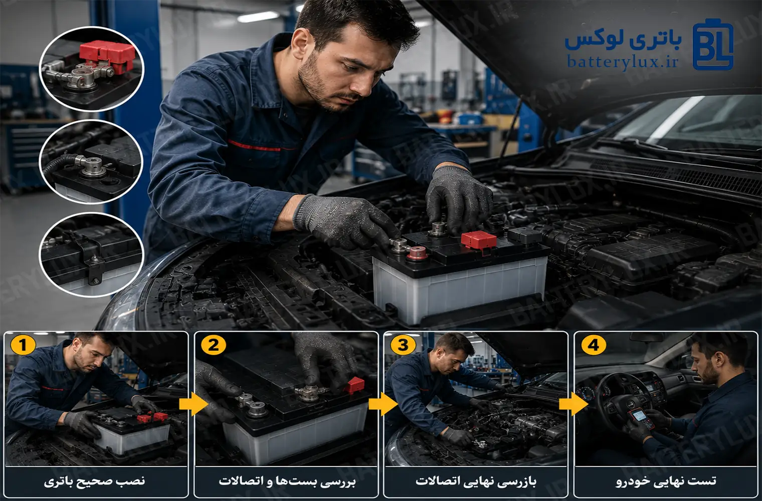 رفع مشکل خالی شدن باتری نو