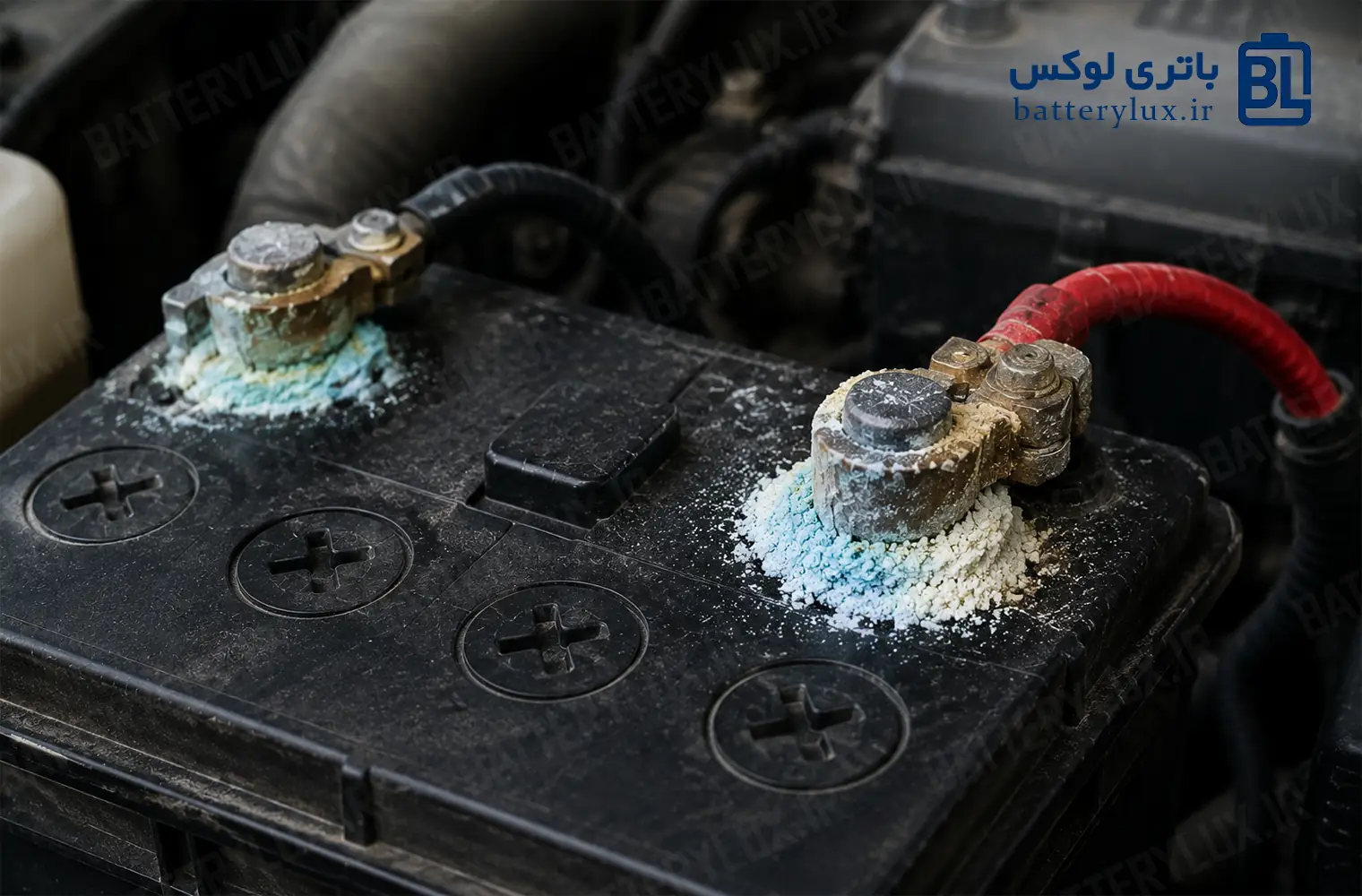 سولفاته شدن سر باتری ماشین