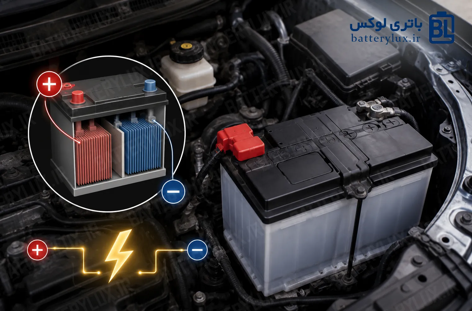 عملکرد باتری ماشین