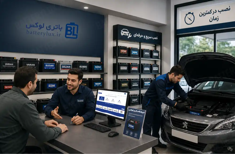 فروشگاه باتری لوکس 