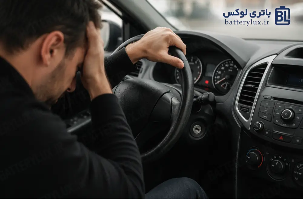 وقتی ماشین استارت نمیزند