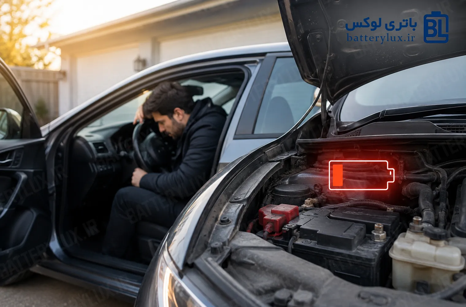 چرا باتری ماشین یک شبه خالی می‌ شود؟ علت‌ها و راه‌ حل رفع مشکل